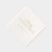 Élégant moderne Joyeux Noël Simple Party Gold (Droite)