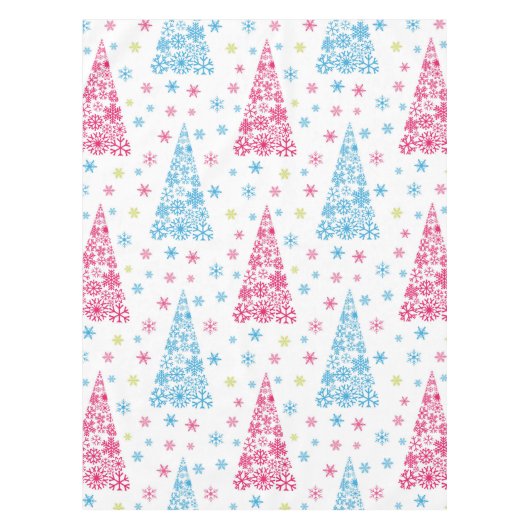 Elegant moderne kerstboom tafelkleed (Voorkant)