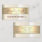 Élégant moderne, Lumineuse en bande, Cartes de fid (Devant / Derrière)