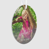 Elégant, moderne, mignon nom de fille et photo (devant)