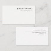 Elegant Moderne Minimale Professionele Sjabloon Visitekaartje (Voorkant / Achterkant)