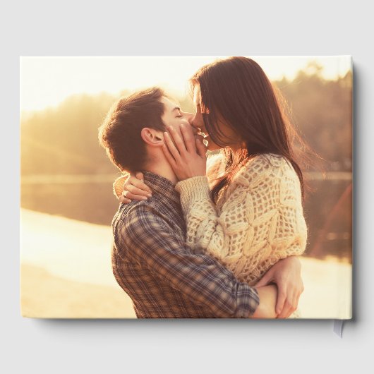 Élégant Moderne Multiples Photos Mariage Livre d'i (Verso)