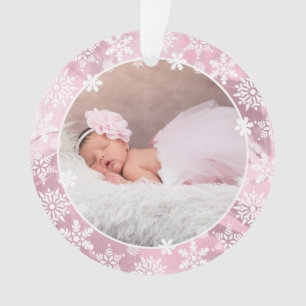 Elégant moderne photo bébé de Noël personnalis