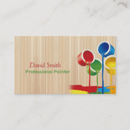 Elegant moderne professionele schilder visitekaartje