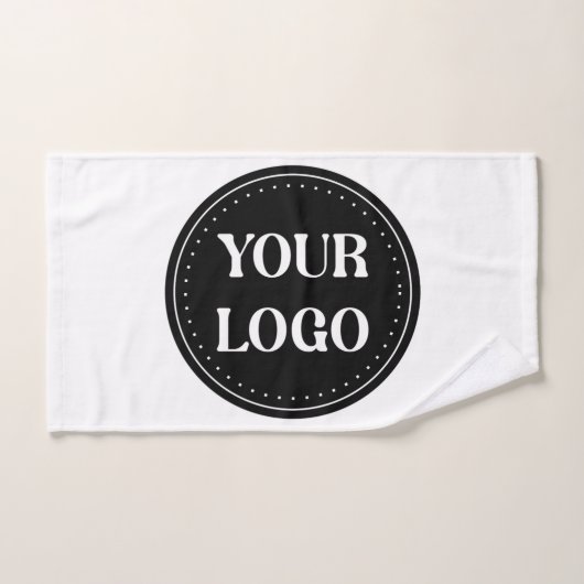 élégant, moderne, raffiné et éditable. (Serviette à main)