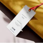 Élégant moderne script de calligraphie Hang Tag