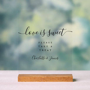 Élégant Moderne Script L'amour Est Une Douce Faveu