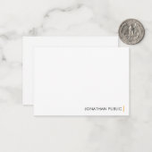 Élégant Moderne Simple Design Modèle Personnalisé (Devant/Arrière en situation)