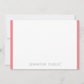 Élégant moderne simple Modèle Monogramme initial (Devant)