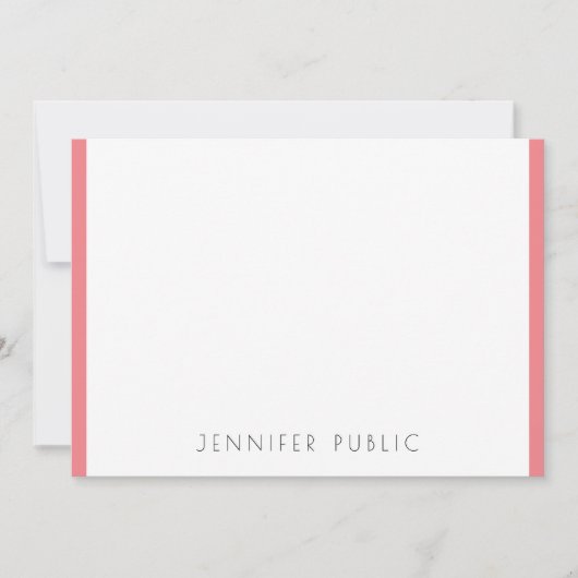 Élégant moderne simple Modèle Monogramme initial (Devant)