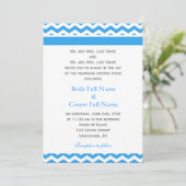 Élégant, moderne, tendance invitation de mariage b (Debout devant)