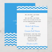 Élégant, moderne, tendance invitation de mariage b (Devant / Derrière)