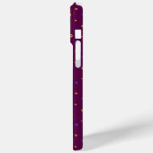 Élégant moderne violet iPhone 15 Pro Max Coque (Verso / Gauche)