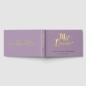 Elégant moderne violet or Quinceañera (Complet)