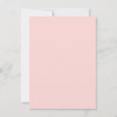 Elegant & Moderne Waterverf Floral Wedding Kaart (Achterkant)