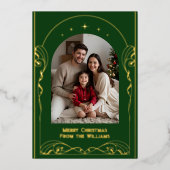 Élégant Modifiable Carte de Noël Modèle Fête (Recto)