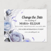 Élégant Modifier la carte Mariage date (Devant)