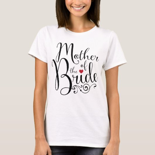 Elegant moeder van Bride T-shirt (Voorkant)