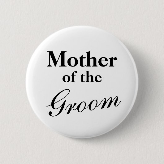 Elegant Moeder van de gromknoppen Ronde Button 5,7 Cm (Voorkant)