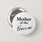 Elegant Moeder van de gromknoppen Ronde Button 5,7 Cm (Voorkant /achterkant)