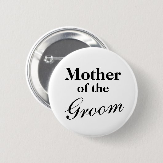 Elegant Moeder van de gromknoppen Ronde Button 5,7 Cm (Voorkant /achterkant)