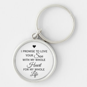 Elegant moeder van de groom Bridal Gift van Bride Sleutelhanger