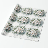 Elegant Moederdag bloemeninpakpapier Cadeaupapier (Uitgerold)