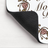 Elegant Moederdag Floral Wreath | Mousepad Muismat (Hoek)