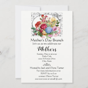 Elegant Moederdag met  Flowers Holiday Kaart