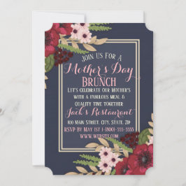 Elegant Moederdag Uitnodigingskaart Kaart
