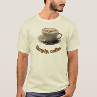 (Elegant) : Mok "Morning Coffee" Latte Art – Mor T-shirt