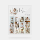 Élégant Mon Collage de première année Photo person (Recto)