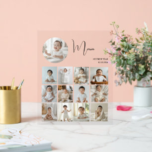 Élégant Mon Collage de première année Photo person