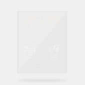 Élégant mongramme de crête botanique Signature Boi (Recto)