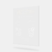 Élégant mongramme de crête botanique Signature Boi (Angle)