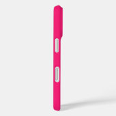 Elegant monogram 9 foto collage hete roze Case-Mate iPhone case (Achterkant / Rechts)