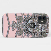 Elegant Monogram Art Deco Case-Mate iPhone Case (Achterkant (horizontaal))