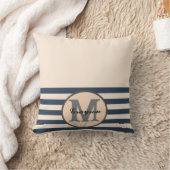Elegant Monogram Babyshower Gift Baby slabbetje Kussen (Deken)