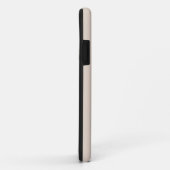 Elegant Monogram Beige Gold Script Name Case-Mate iPhone Case (Achterkant/rechts)