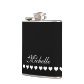 Elegant Monogram Black Heupfles (Links)