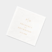 Elegant Monogram Classic Wedding (Gauche)