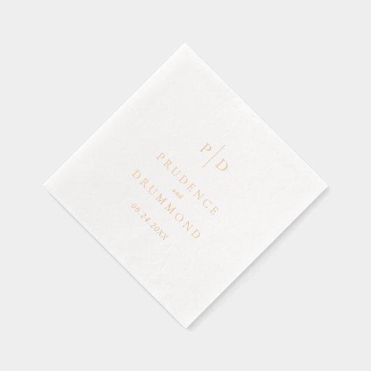 Elegant Monogram Classic Wedding (Droite)