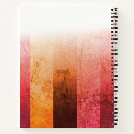 Élégant Monogram Colorblock Iridescente Carnet (Dos)