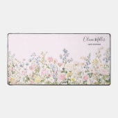Elegant Monogram Colorful Flower Garden Floral (Recto)