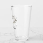Elegant Monogram couple initials luxurious style Glas (Links)