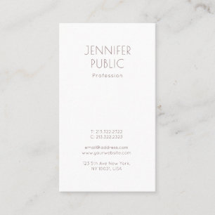 Elegant Monogram Eenvoudig Modern Ontwerp Professi Visitekaartje