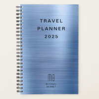 Élégant Monogram Faux Gold Travel