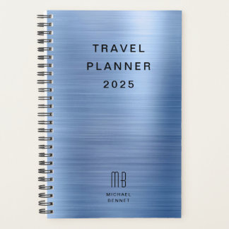 Élégant Monogram Faux Gold Travel