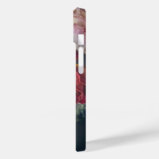 Elegant Monogram Gedroogde Bloemen Aangepaste iPho Case-Mate iPhone Case (Achterkant / Links)