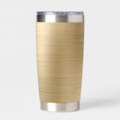 Elegant Monogram Geïsoleerde Drinkbeker (Achterkant)